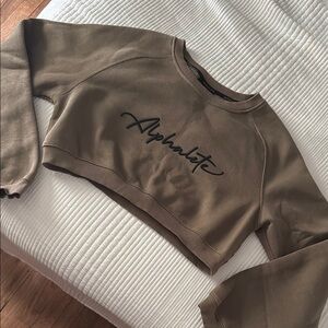 Alphalete Women's Tan Crop Top